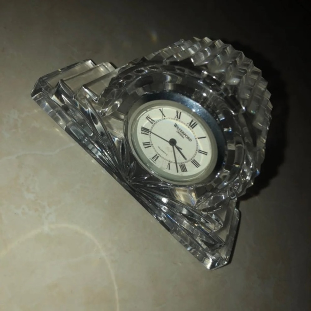 Waterford Crystal Desk Clock